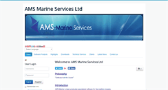 Desktop Screenshot of ams-marine.com